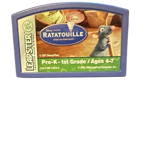 Leapster Pre K-1st Grade Disney Princesses, Ratatouille, ToyStory, WallE-4 games - Picture 4 of 6